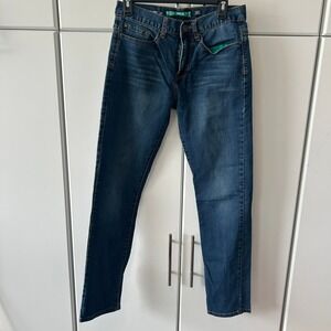Mighty Healthy Leonard Slim Fit Jeans Mens 30 Medium Wash Denim Stretch Pants